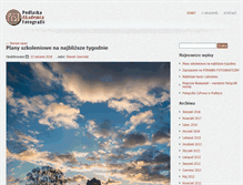 Tablet Screenshot of blog.paf.edu.pl